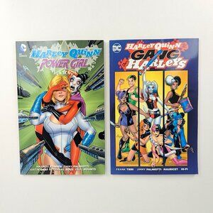Harley Quinn and Power Girl and Harley Gang of Harleys TPB Comic Bundle